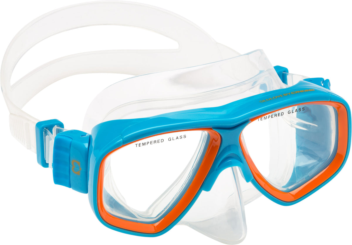 Kit De Snorkeling Cressi Seashell Seekers - Palmes Spy, Masque Mini Peg, Tuba Mini Island - Pour Enfants Et Ados