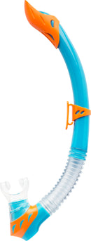 Cressi Junior Snorkeling Kit for Kids Ages 3 to 8 - Mask + Dry Snorkel + Adjustable Fins + Net Bag - Rocks Kids Set