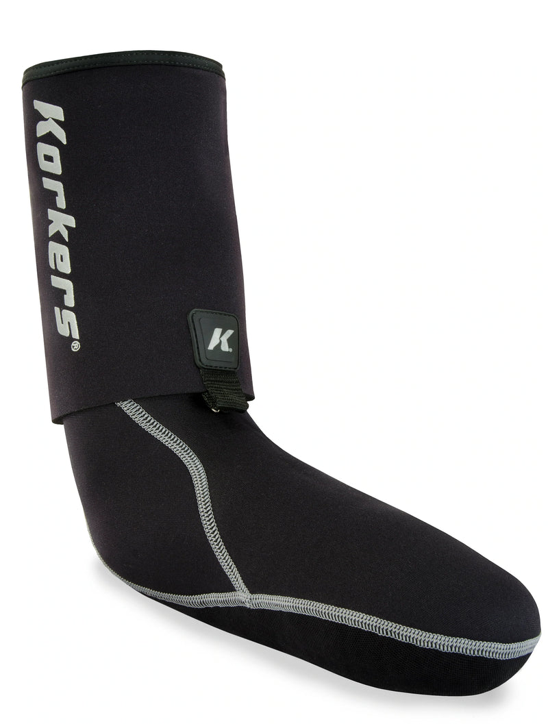 KORKERS I-Drain Neoprene Guard Sock, 3.5mm - Black