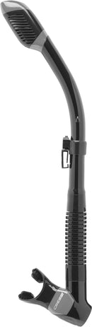Cressi Dry Snorkel for Scuba Diving and Snorkeling Snorkel Tube with Dry Top Splash Guard, Designed in Italy