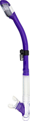 Cressi Adult Dry-Top Snorkel, Snorkeling Without Worry About Water - Tao Dry: Designed in Italy