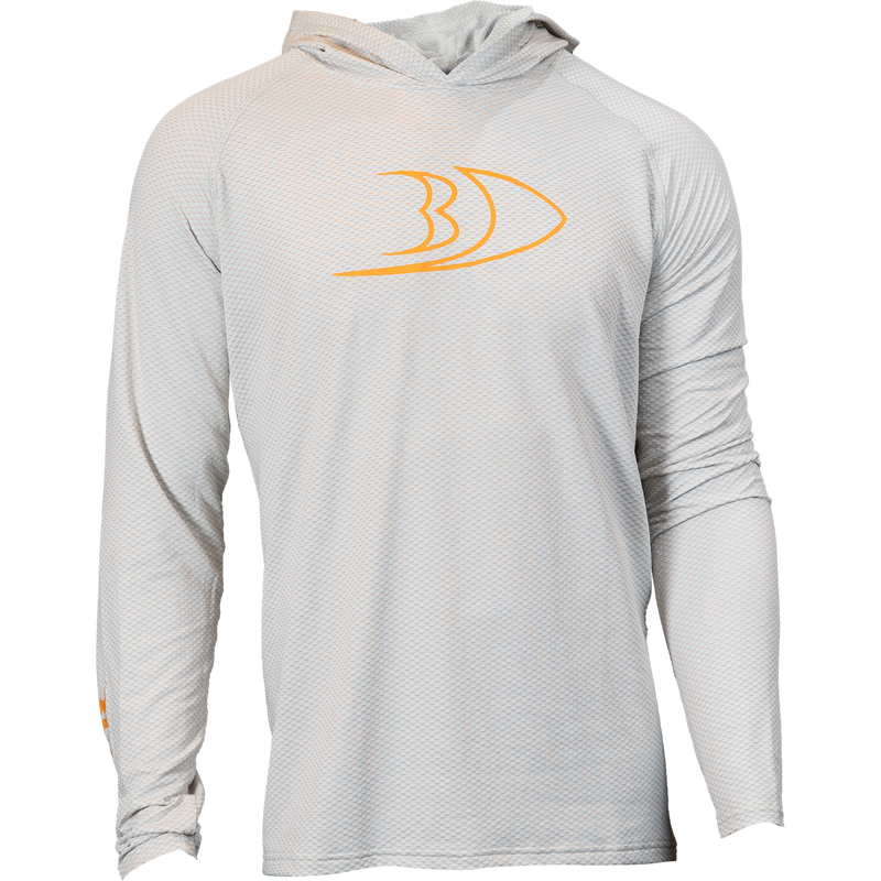 BLACKFISH CoolTech UPF Angler Sun Hoodie, Profile Logo