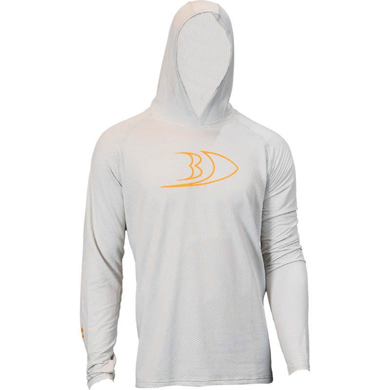 BLACKFISH CoolTech UPF Angler Sun Hoodie, Profile Logo