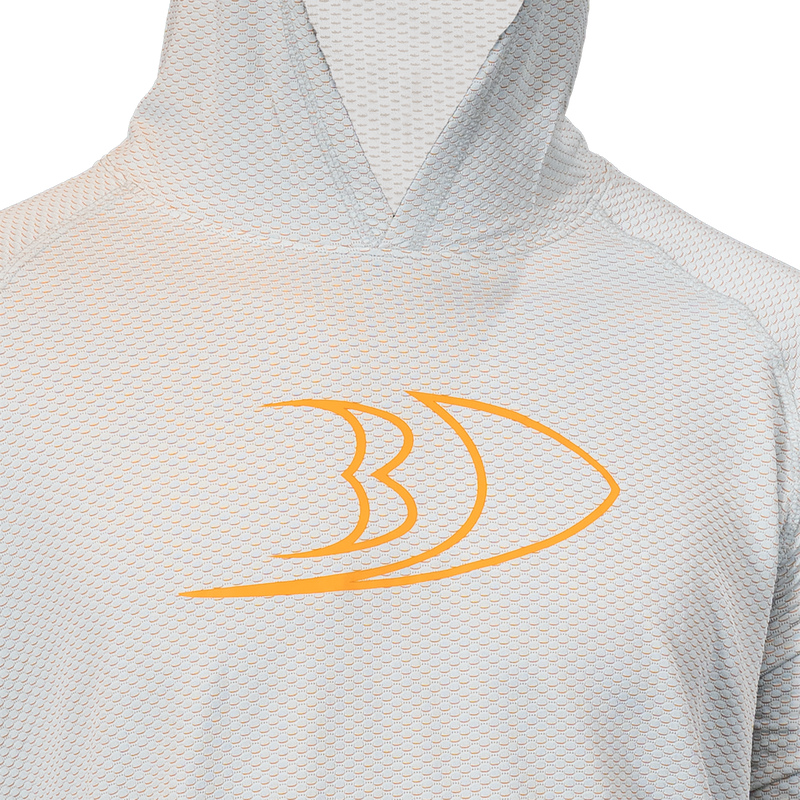 BLACKFISH CoolTech UPF Angler Sun Hoodie, Profile Logo