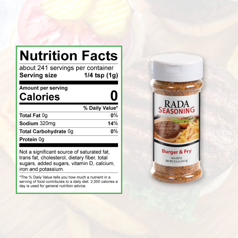 RADA Burger & Fry Seasoning