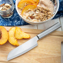 Rada Cutlery Cook's Utility Knife Stainless Steel Blade With Aluminum Silver Handle - 8-5/8 Inch