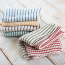 Rada Cutlery Textured Dishcloths Cotton Polyester Blend Kitchen Dish Towels - 2 Pack, Multicolored