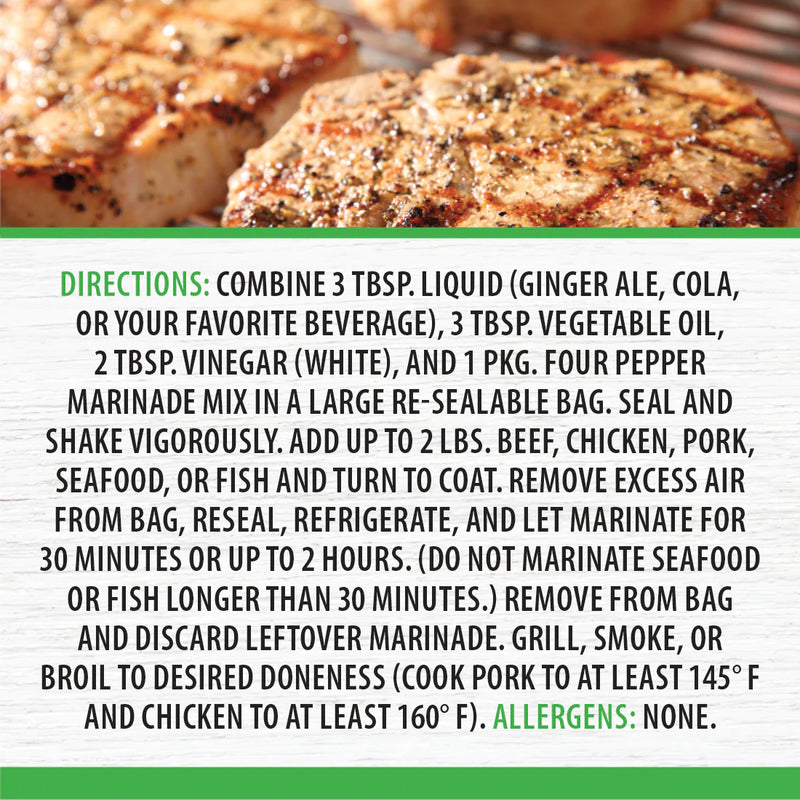 RADA Four Pepper Marinade Quick Mix