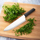 Rada Cutlery French Chef Knife Stainless Steel Blade Resin - 13 Inch, Black Handle
