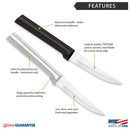 Rada Cutlery Heavy Duty Paring Knife with Aluminum Handle - Silver, Pack of 2