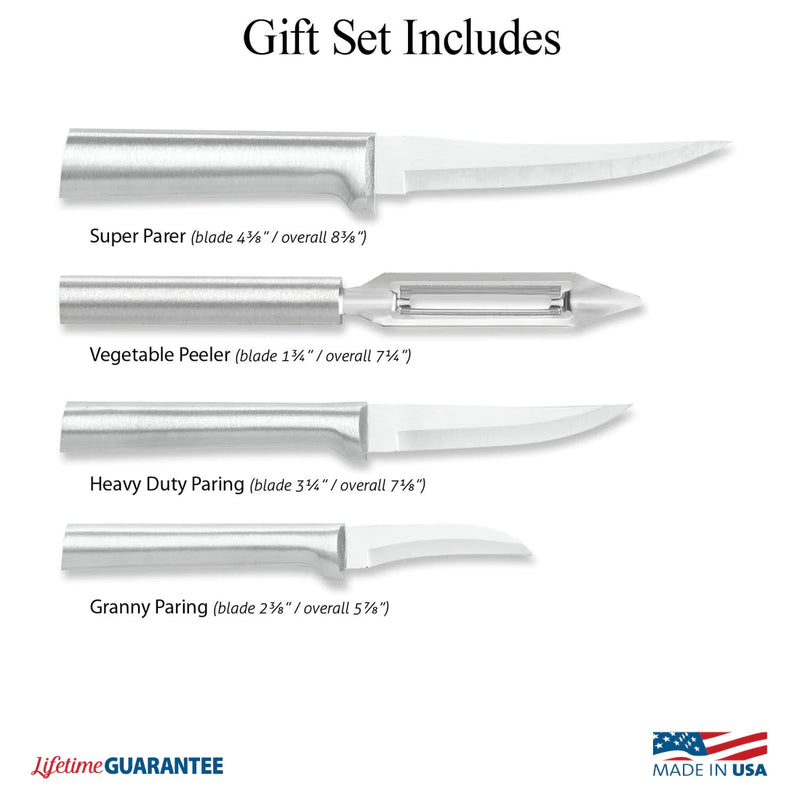 Rada Meal Prep Knife Gift Set, Stainless Steel Knives
