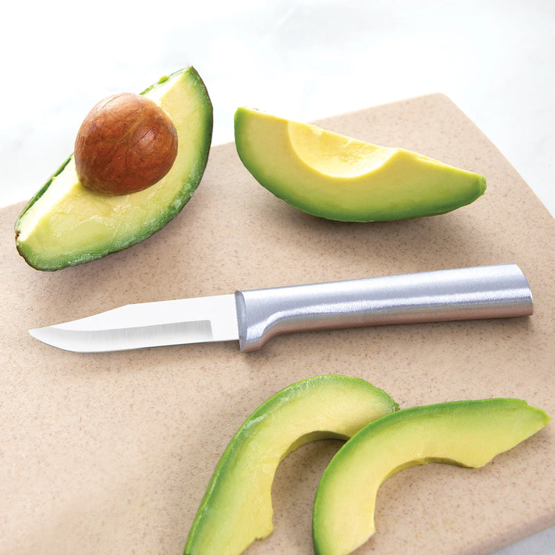 Rada Cutlery Peeling Paring Knife with Aluminum Handle - Silver, Pack of 2