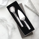 Rada Cutlery Pie Server and Ice Cream Scoop Pie A'La Mode Gift Set With Silver Aluminum Handles