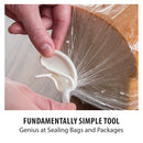 Rada Cutlery Quick Grip Chip Snack Bag Clips - 3 Pack, White
