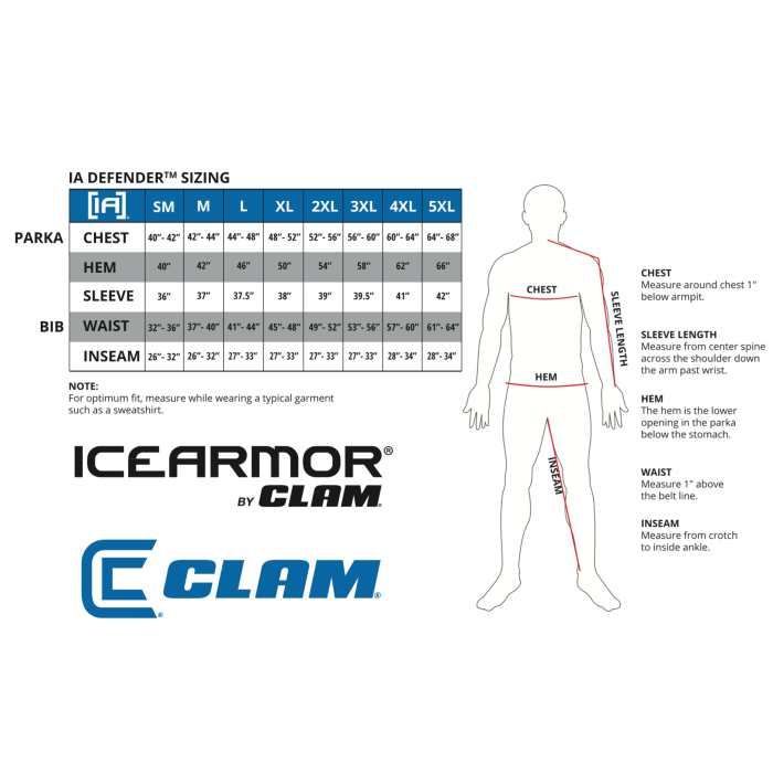 ICEARMOR by Clam Defender Bib, Black