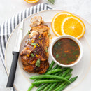 Rada Cutlery Serrated Steak Knife Blade Stainless Steel Resin - 7-3/4 Inches, Black Handle