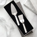 Rada Cutlery Serving Utensil Gift 2 Piece Stainless Steel Set With Aluminum, Silver Handle