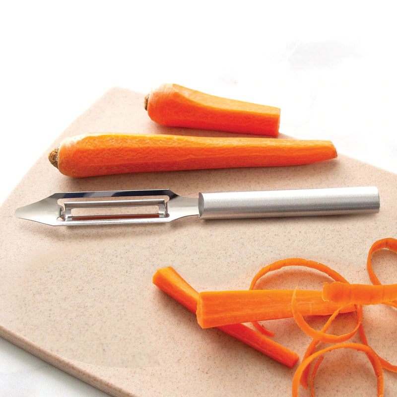 Rada Cutlery Vegetable Peeler Stainless Steel Blade with Aluminum - Silver Handle